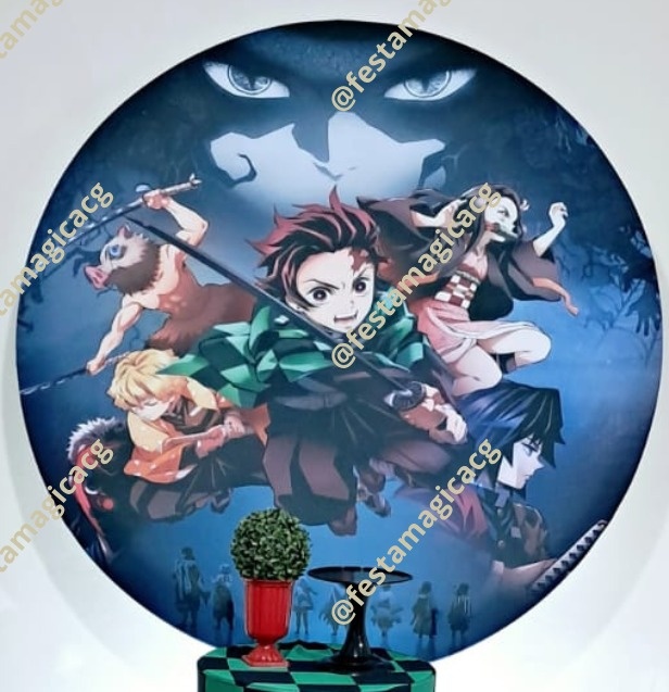 Painel Demon Slayer - Olivete Filgueira
