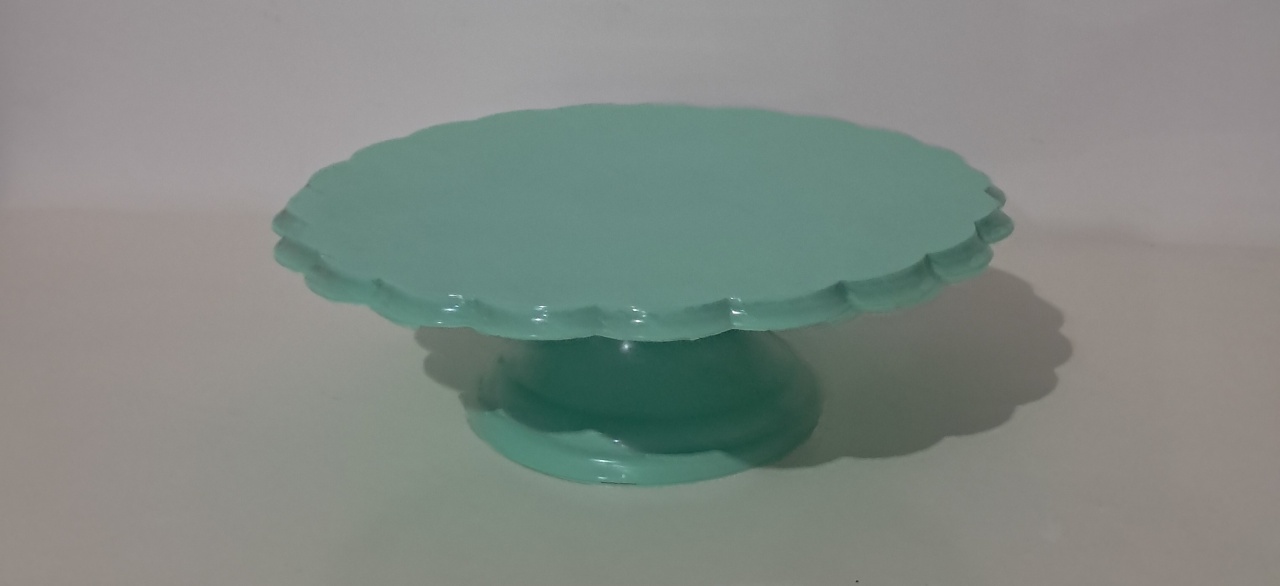 Bandeja Flor Verde Água  - Olivete Filgueira
