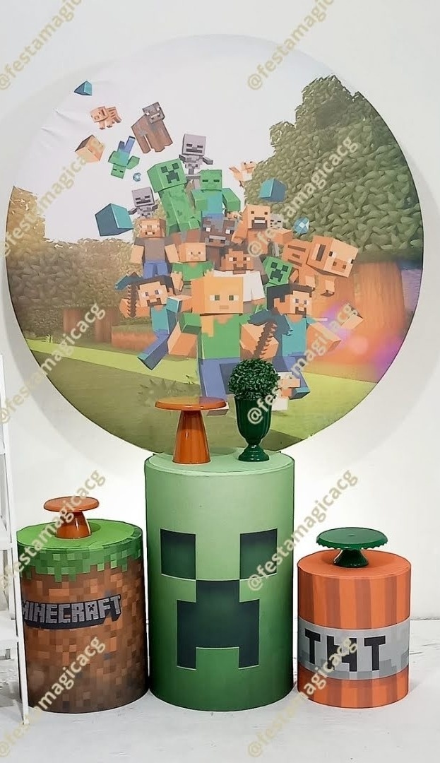 Kmini Minecraft Masculino 3 - Olivete Filgueira