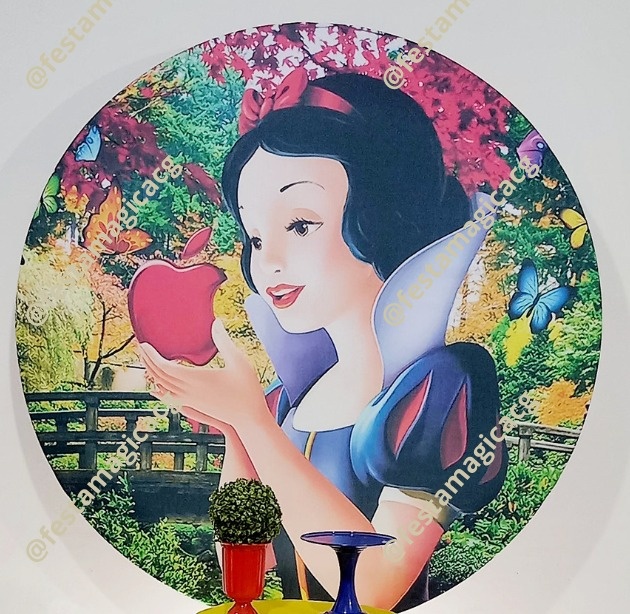 Painel Branca de Neve Maça - Olivete Filgueira