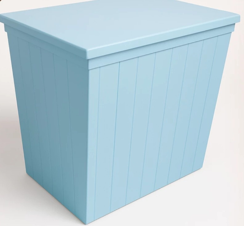 Mesa Cubo Azul Mdf  - Olivete Filgueira