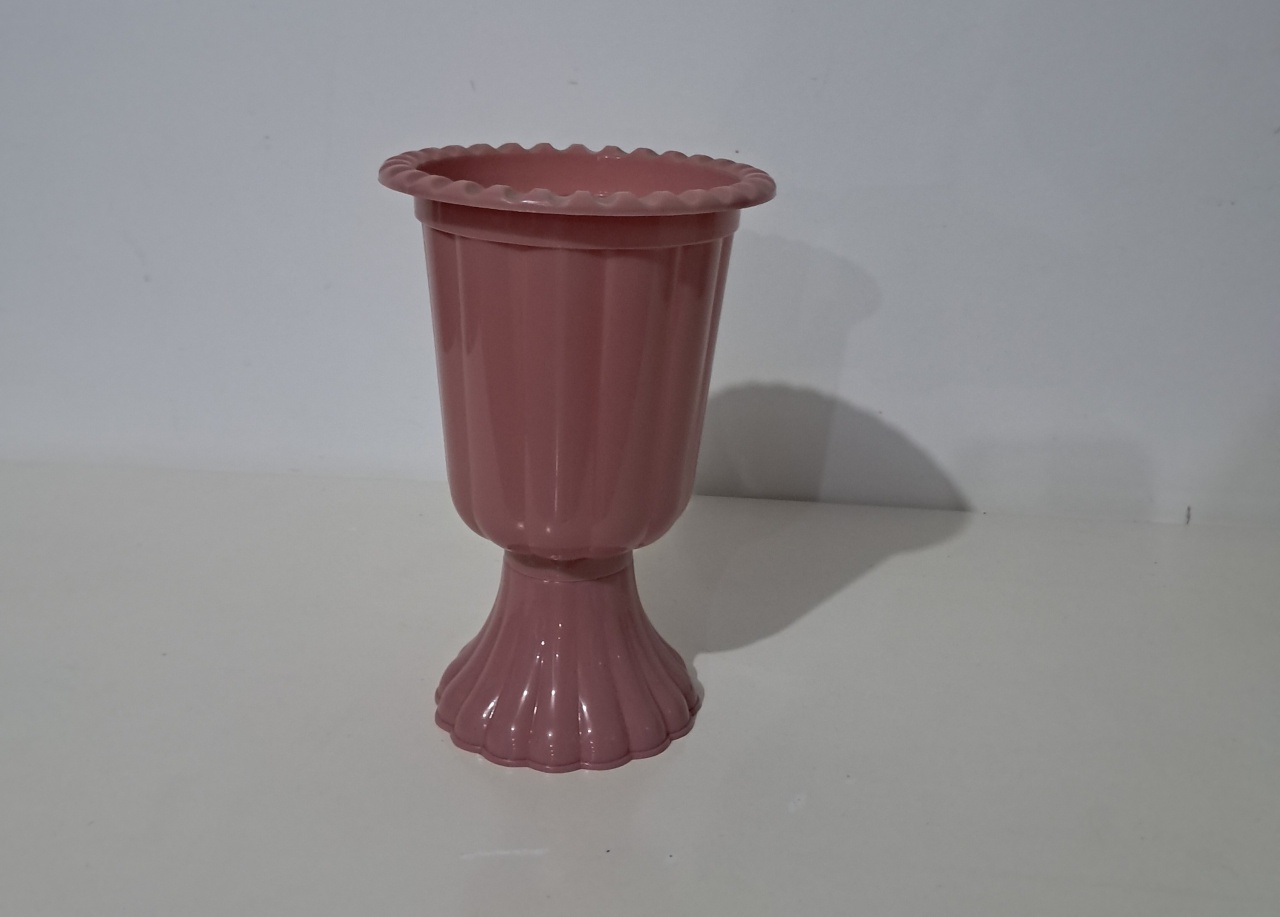 Vaso Concha Rosa Queimado  - Olivete Filgueira