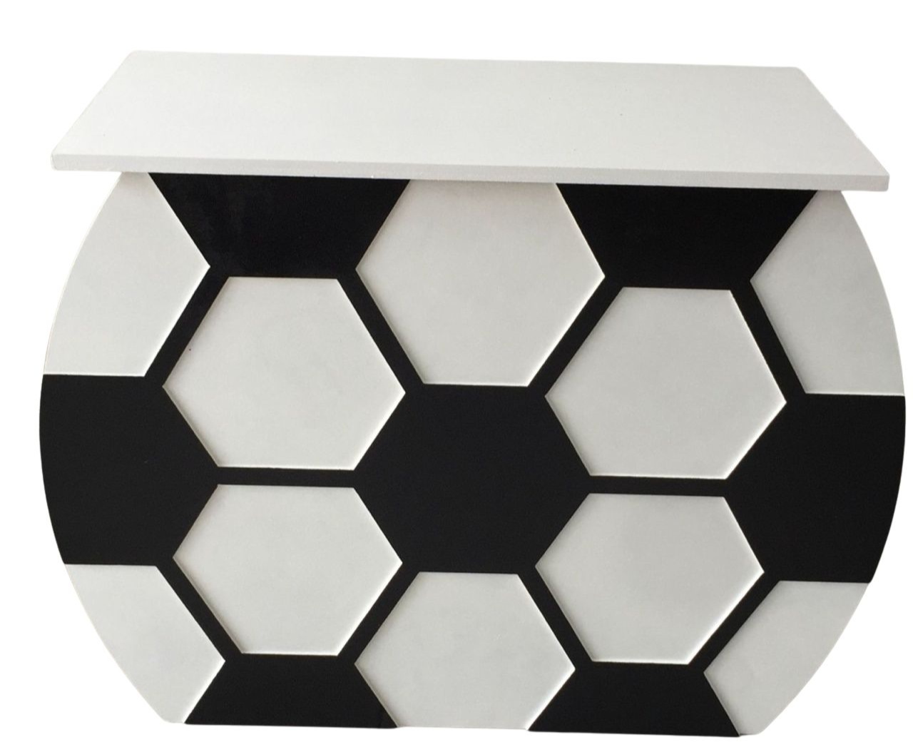 Mesa Bola Pto E Bca  - Olivete Filgueira