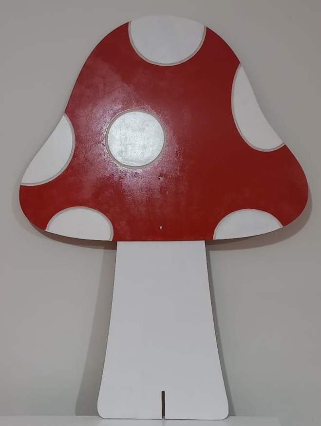 Cogumelo Vermelho 1,20Cm - Olivete Filgueira