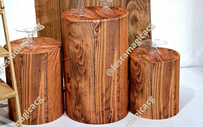Capa Cilindro Madeira - Olivete Filgueira