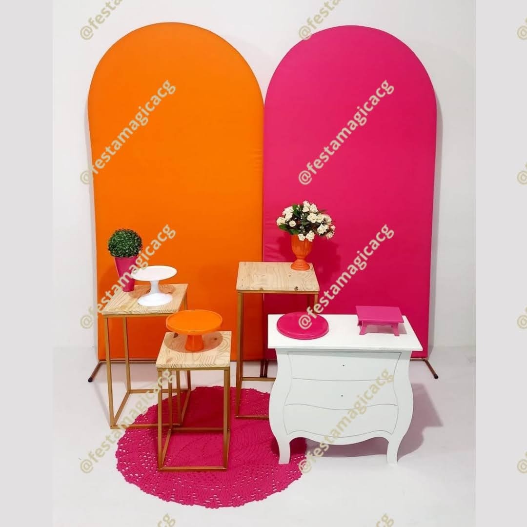 K3 Adulto (Laranja E Pink)  - Olivete Filgueira