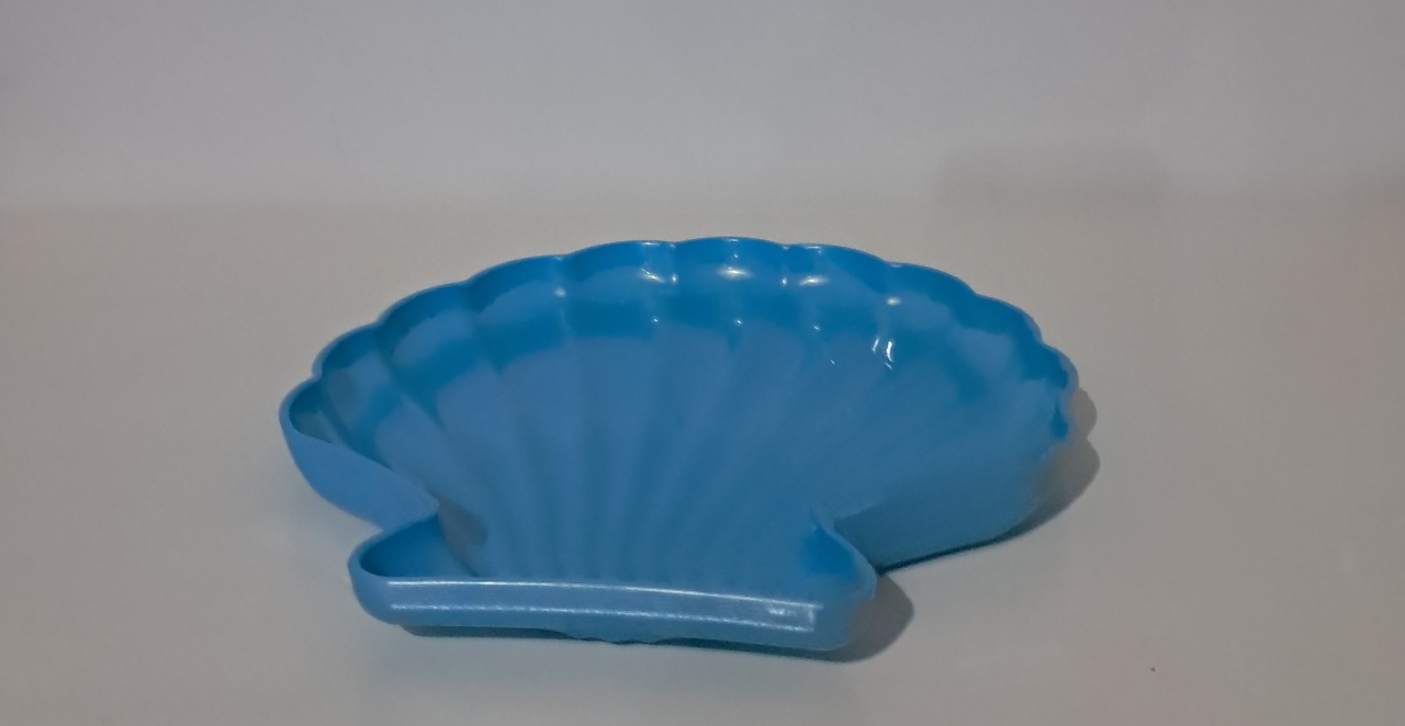 Bandeja Concha Azul Bebe - Olivete Filgueira