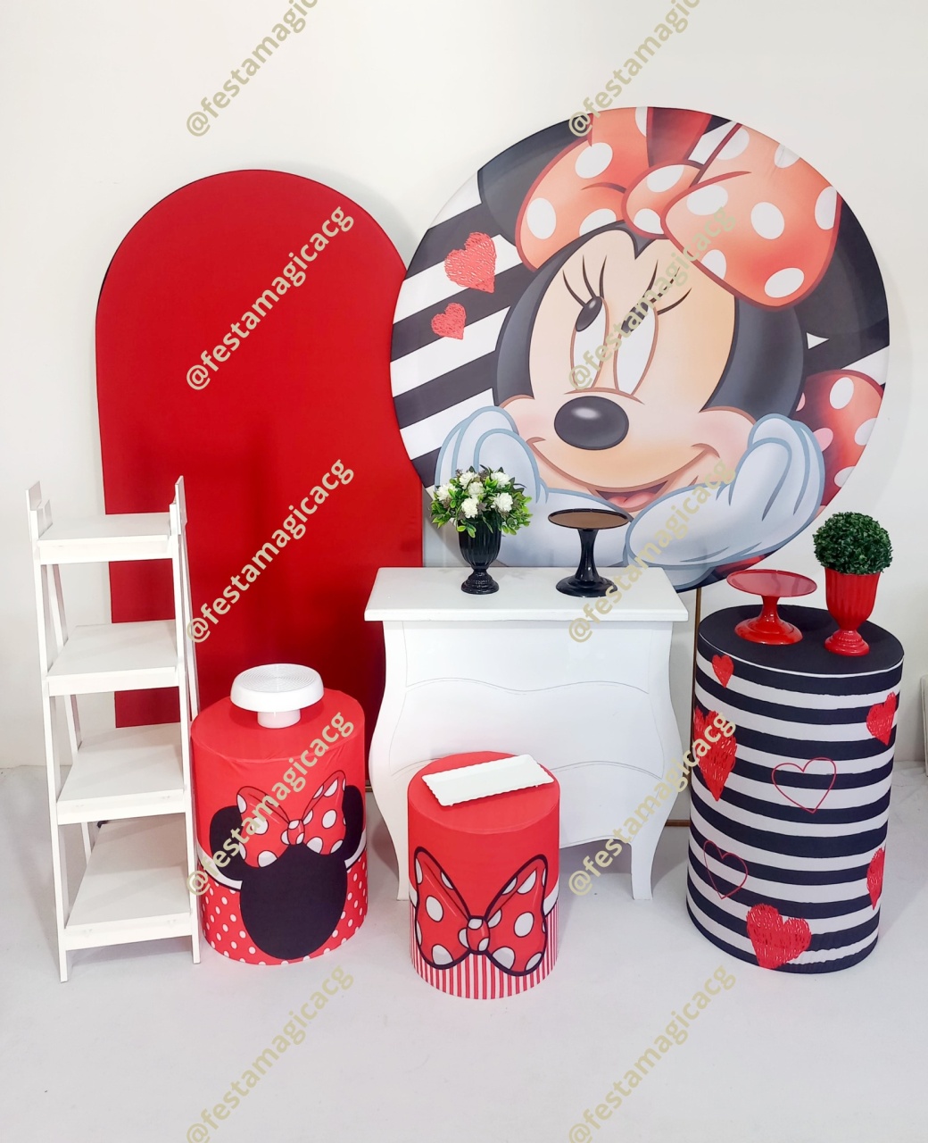 K3 Minnie Vermelha - Olivete Filgueira