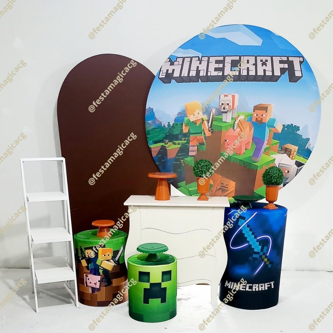 K3 Minecraft Masculino 1 - Olivete Filgueira