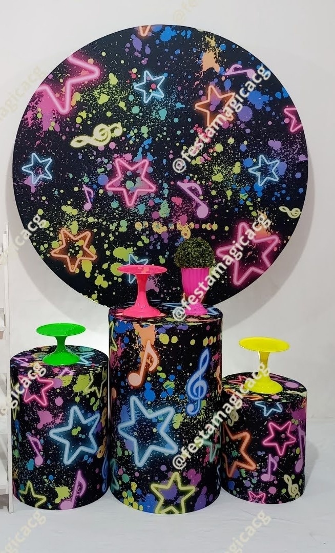 Kmini Neon Estrela  - Olivete Filgueira