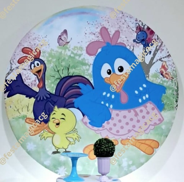 Painel Galinha Pintadinha Turma - Olivete Filgueira
