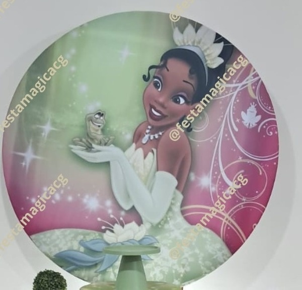 Painel Princesa E O Sapo  - Olivete Filgueira