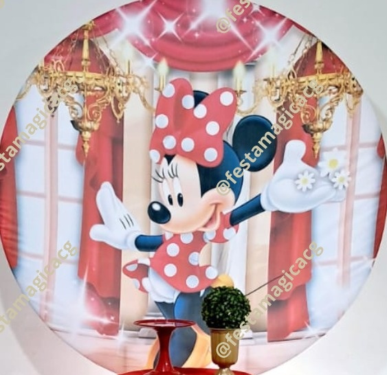 Painel Minnie Realeza - Olivete Filgueira