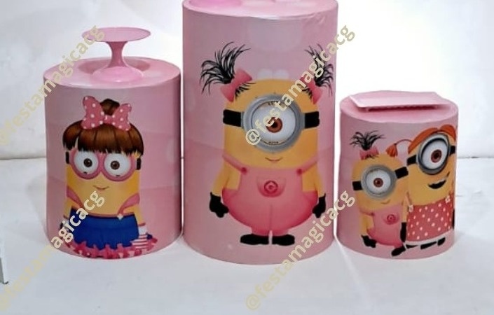 Cilindro Minions Feminino - Olivete Filgueira
