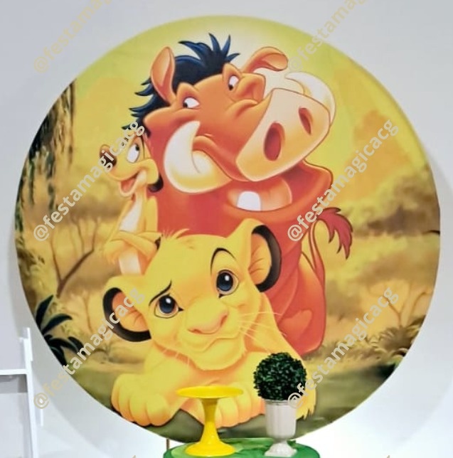 Painel Rei Leão  - Olivete Filgueira