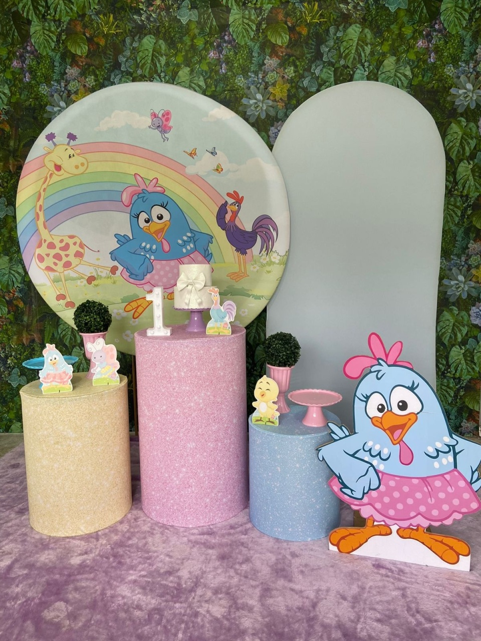 Galinha Pintadinha Candy Com Romano  - Festerê Pegue e Monte 