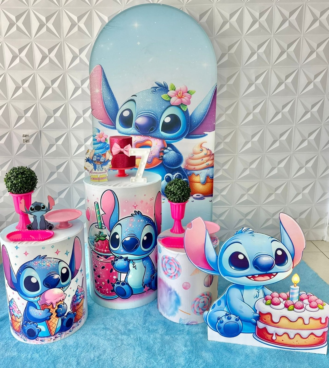 Stitch Donuts - Festerê Pegue e Monte 
