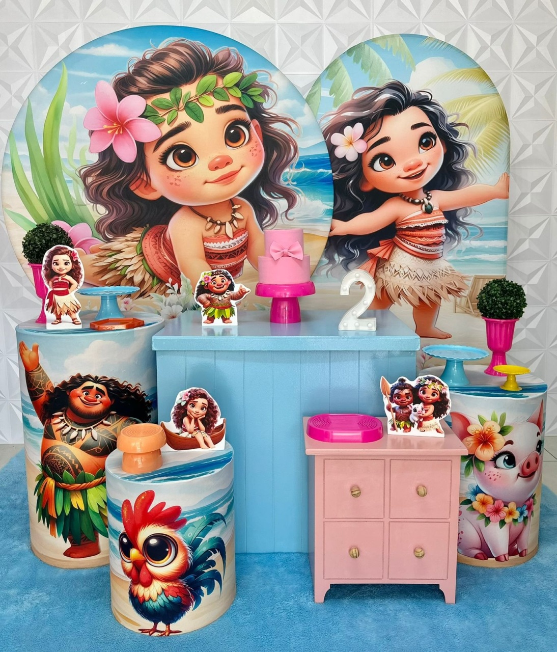 Moana 3 Com Armário E Romano  - Festerê Pegue e Monte 