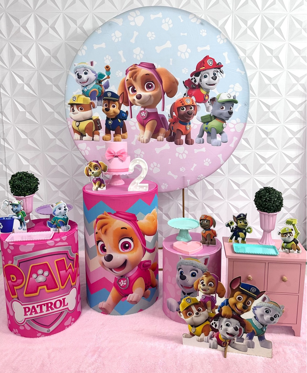 Patrulha Canina Rosa - Festerê Pegue e Monte 