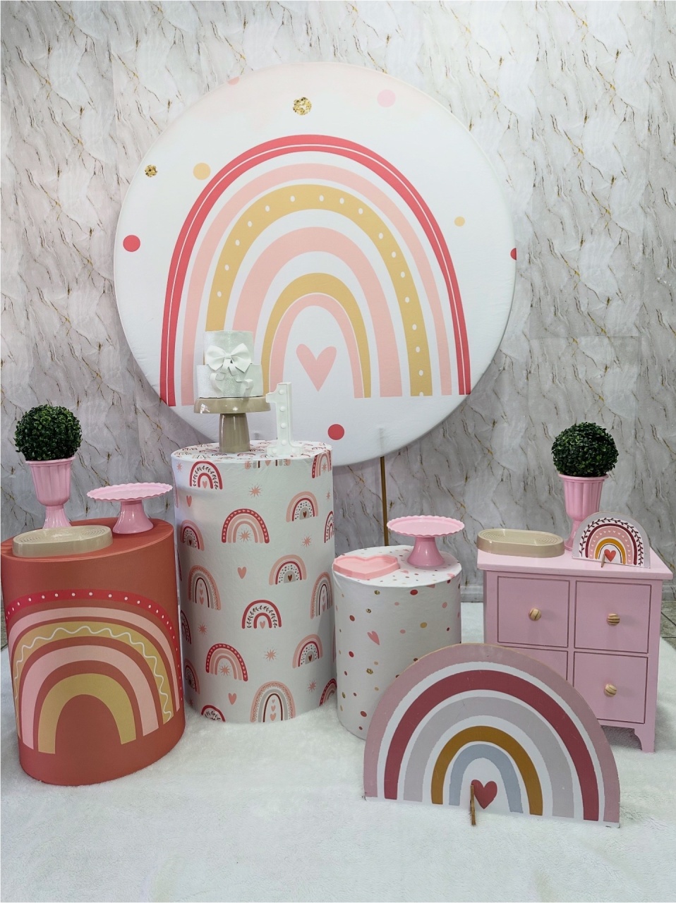 Arco Íris Boho 2 - Festerê Pegue e Monte 