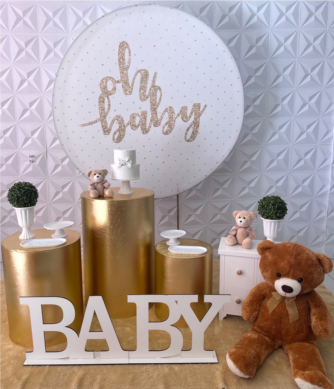 Oh Baby Branco Com Baby - Festerê Pegue e Monte 