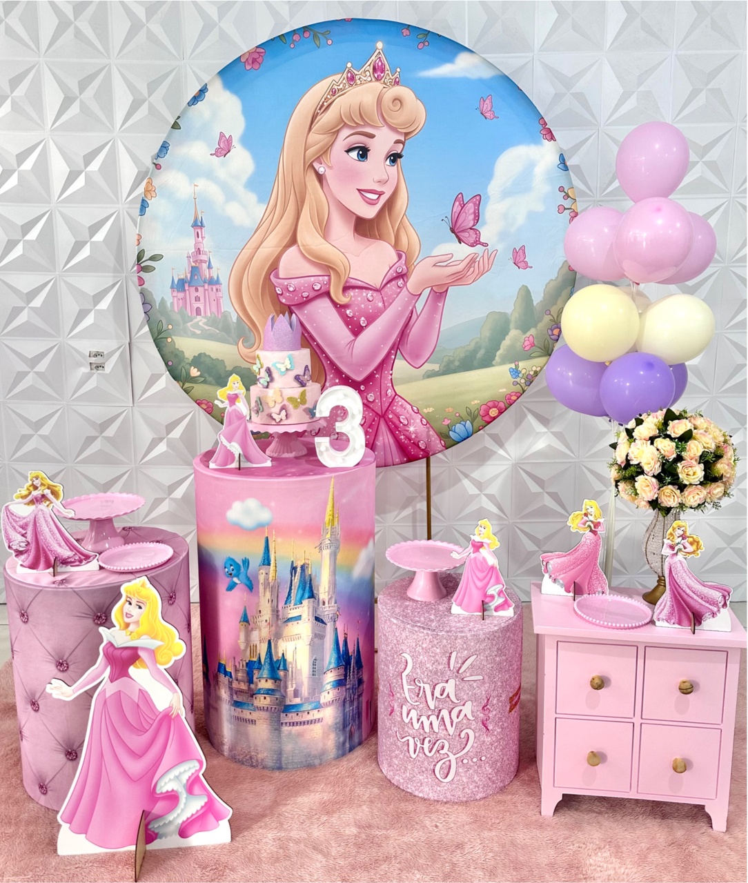 Princesa Aurora/ Bela Adormecida - Festerê Pegue e Monte 