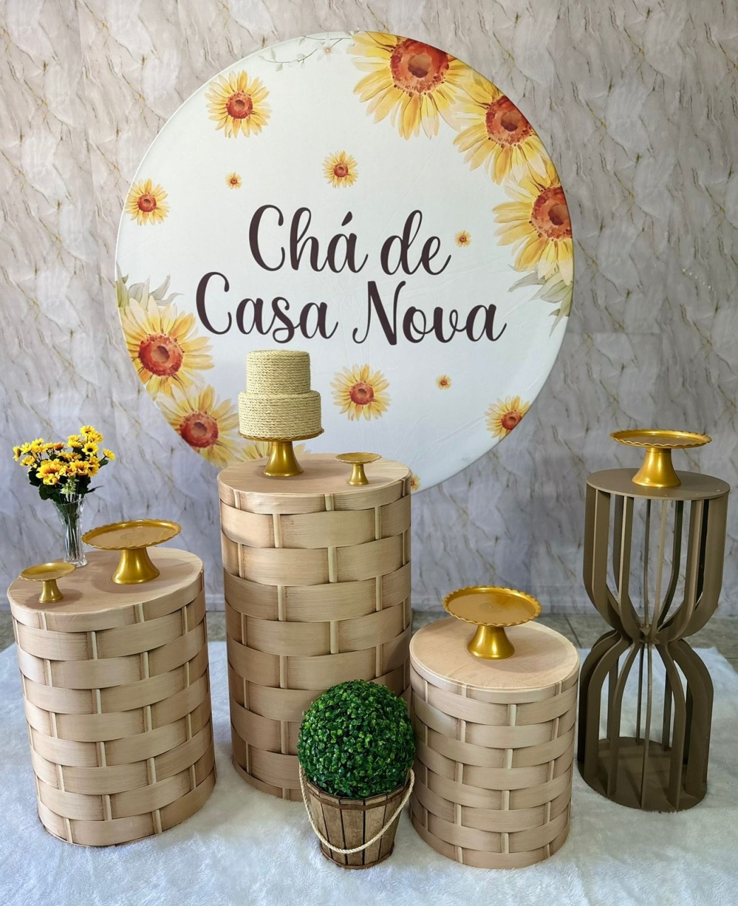 Chá Casa Nova Girassóis  - Festerê Pegue e Monte 