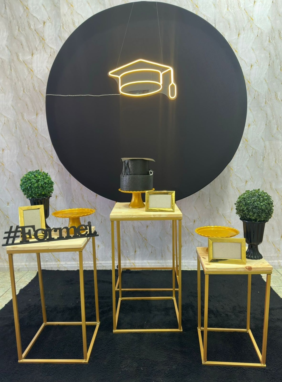 Formatura Preto Com Led - Festerê Pegue e Monte 