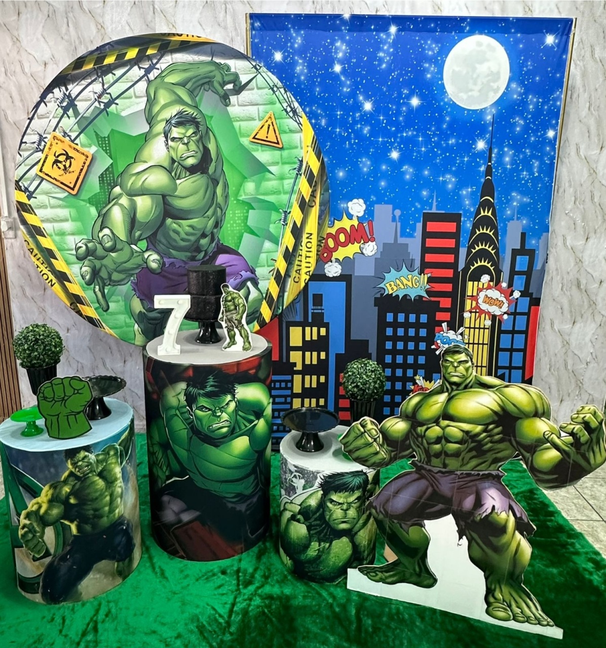 Hulk Com Retangular - Festerê Pegue e Monte 