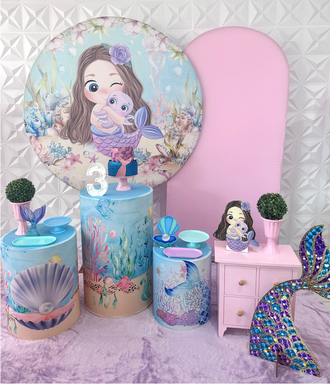 Sereia Cute Com Romano - Festerê Pegue e Monte 