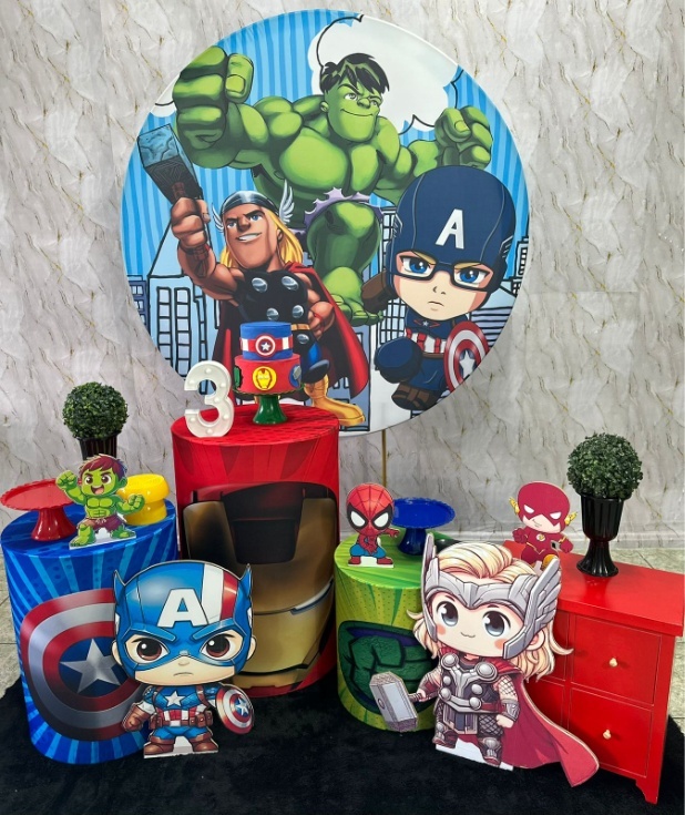 Super Heróis Baby  - Festerê Pegue e Monte 