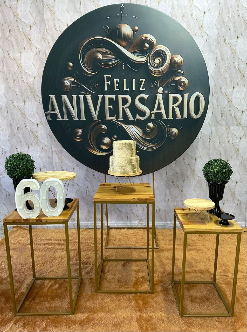Feliz Aniversário Com Mesas - Festerê Pegue e Monte 