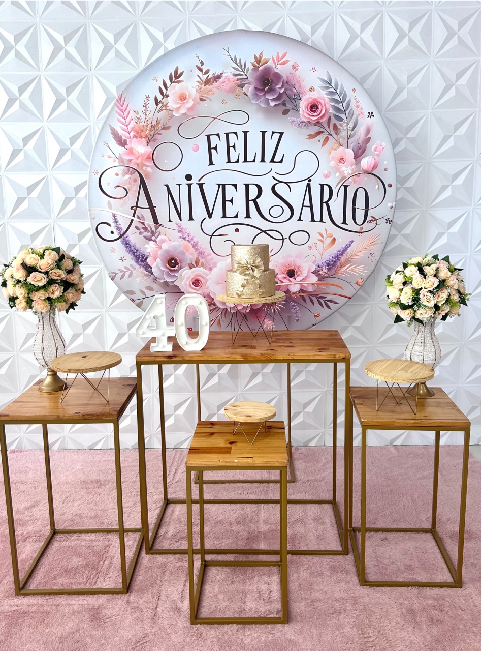 Feliz Aniversário Rosa - Festerê Pegue e Monte 