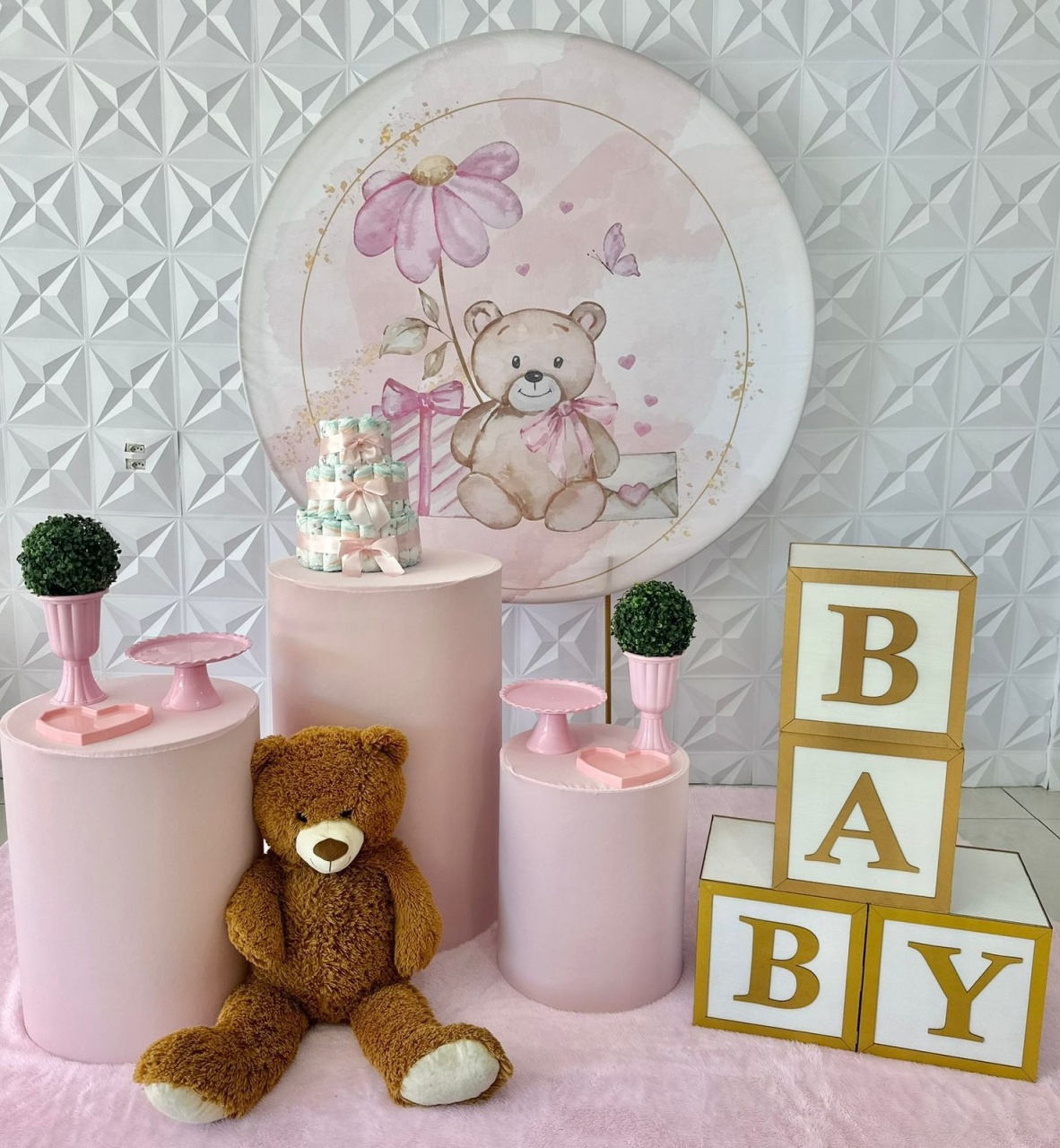Ursinha Com Caixas Baby - Festerê Pegue e Monte 