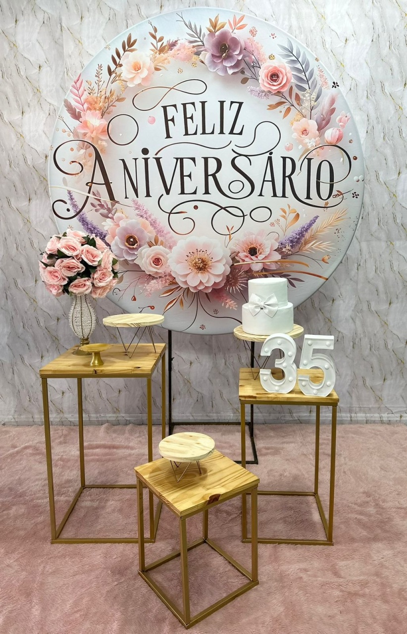 Feliz Aniversário Rosa - Festerê Pegue e Monte 