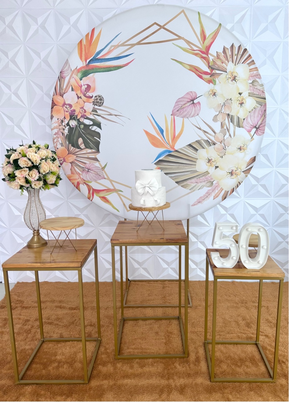 Floral Branco - Festerê Pegue e Monte 