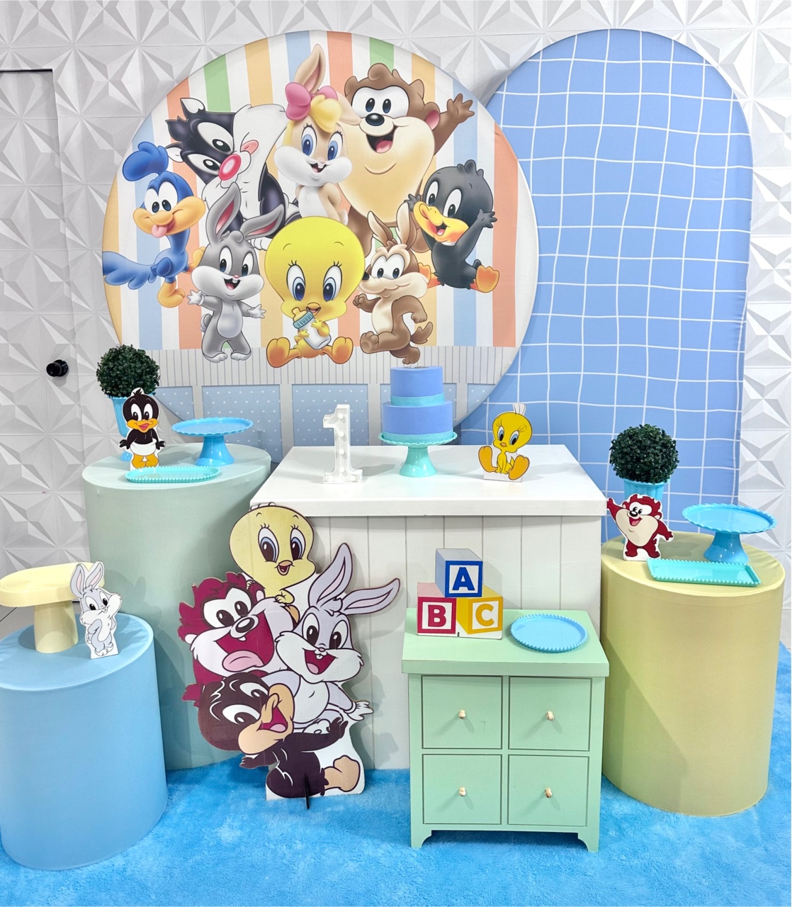 Baby Looney Tunes 2 Com Romano E Armário - Festerê Pegue e Monte 