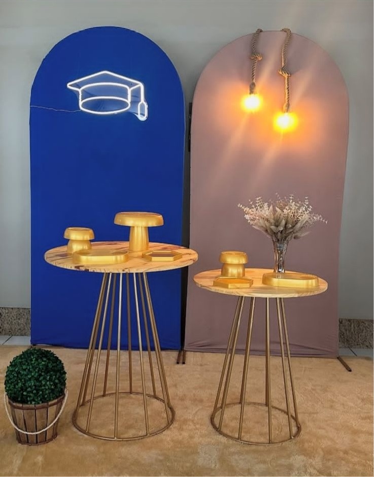 Formatura Azul Com Bege - Festerê Pegue e Monte 