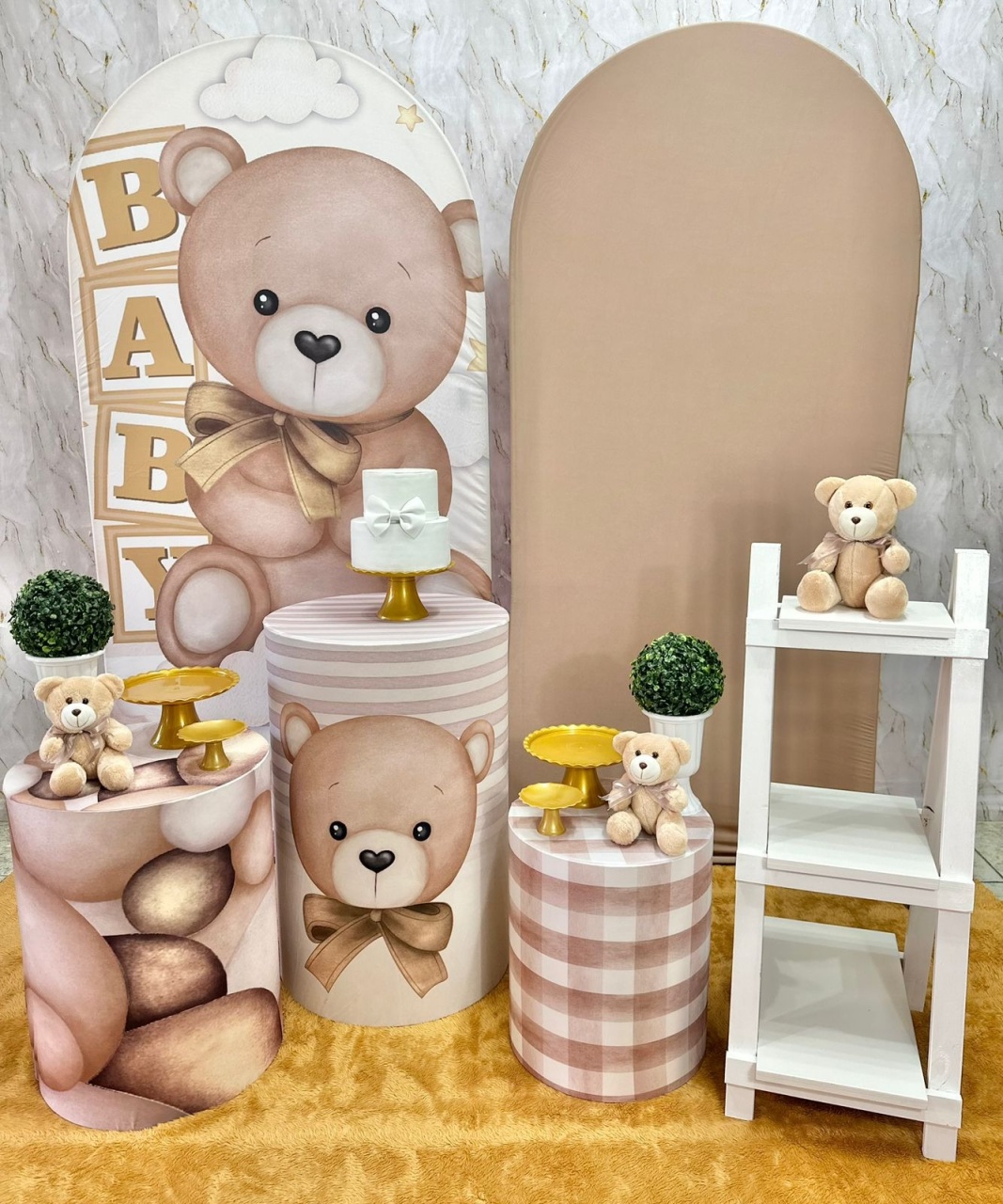 Ursinho Baby Com 2 Romanos  - Festerê Pegue e Monte 
