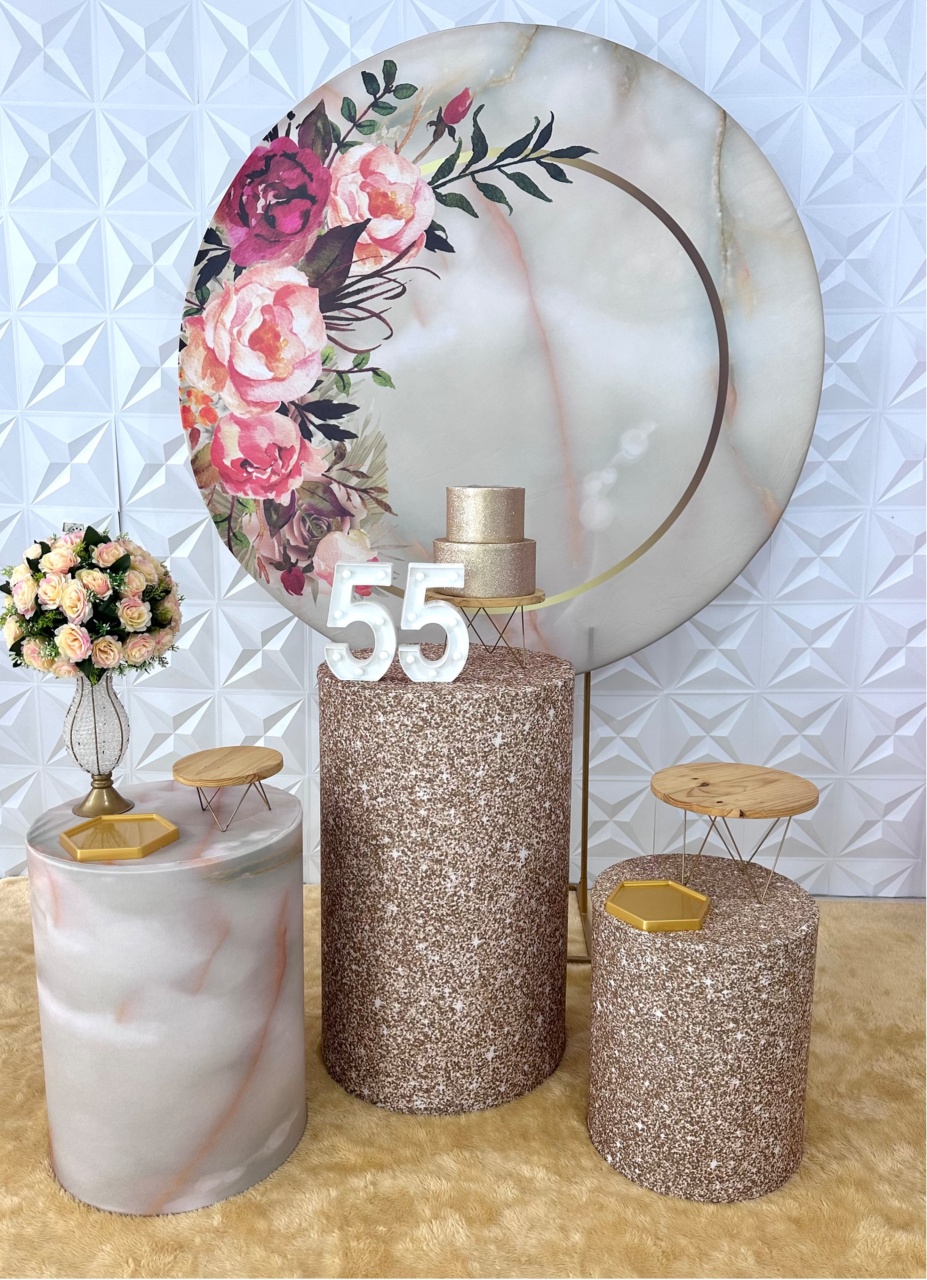 Floral Dourado - Festerê Pegue e Monte 