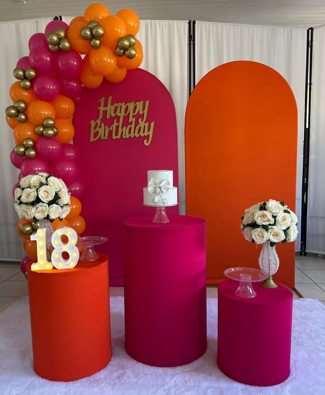 Pink Com Laranja  - Festerê Pegue e Monte 