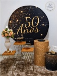Kit 50 Anos Dourado/ Preto - imagem 1