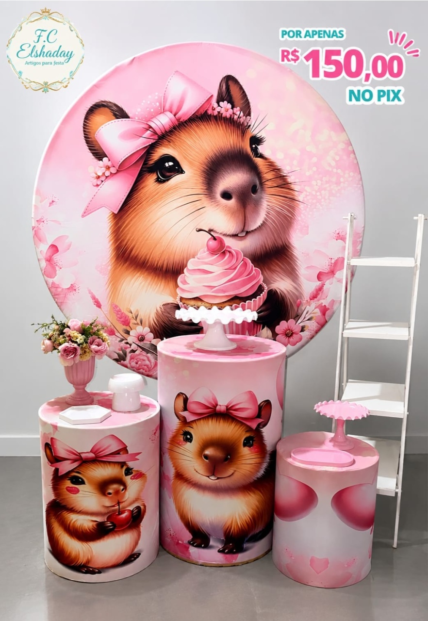 Cenario Capivara 150,00 - f.celshaday artigos para festa.