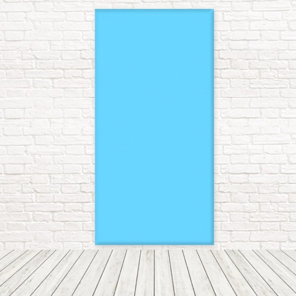 Painel Quadrado Azul Bebê - f.celshaday artigos para festa.