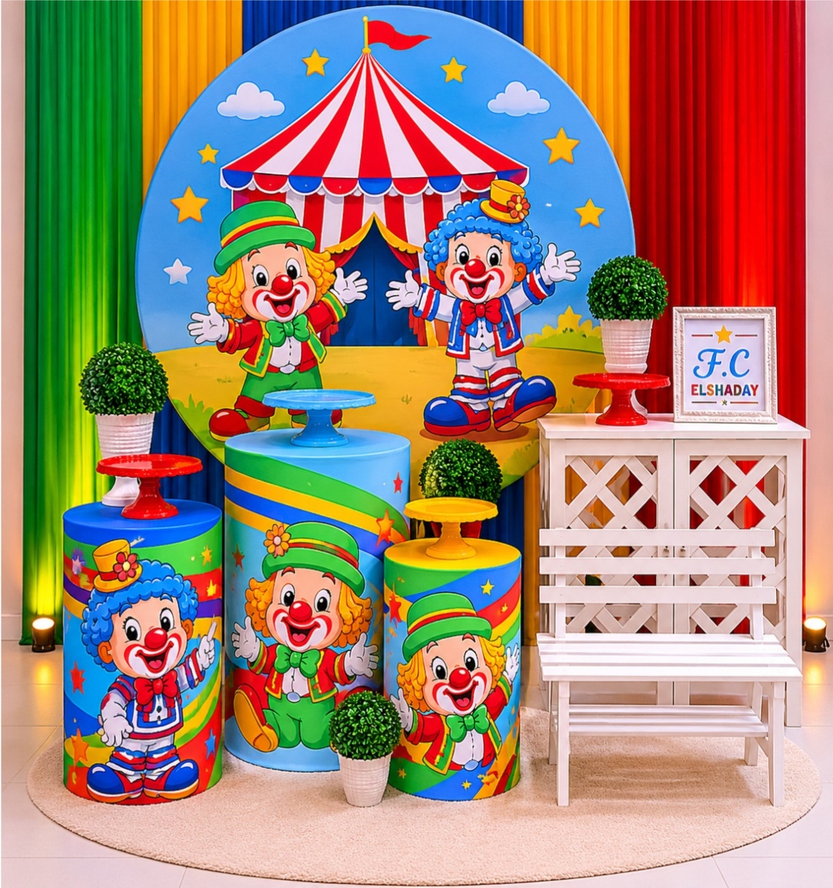Cenário Patati Patatá - f.celshaday artigos para festa.