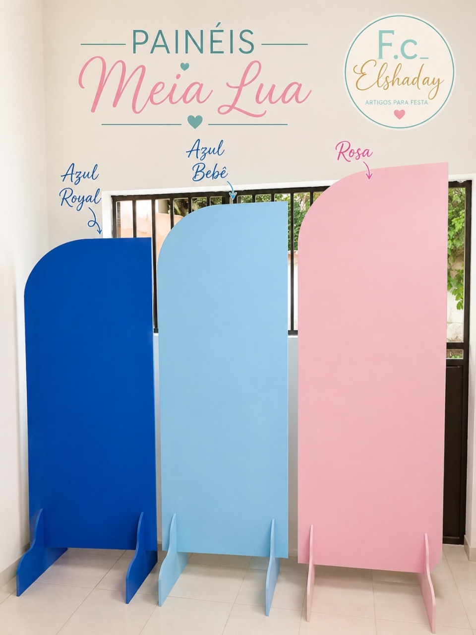 Painéis Meia Lua - f.celshaday artigos para festa.