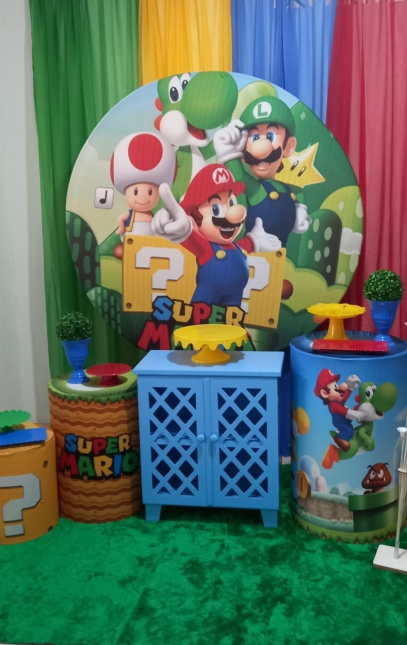 Kit Super Mario Bros - f.celshaday artigos para festa.