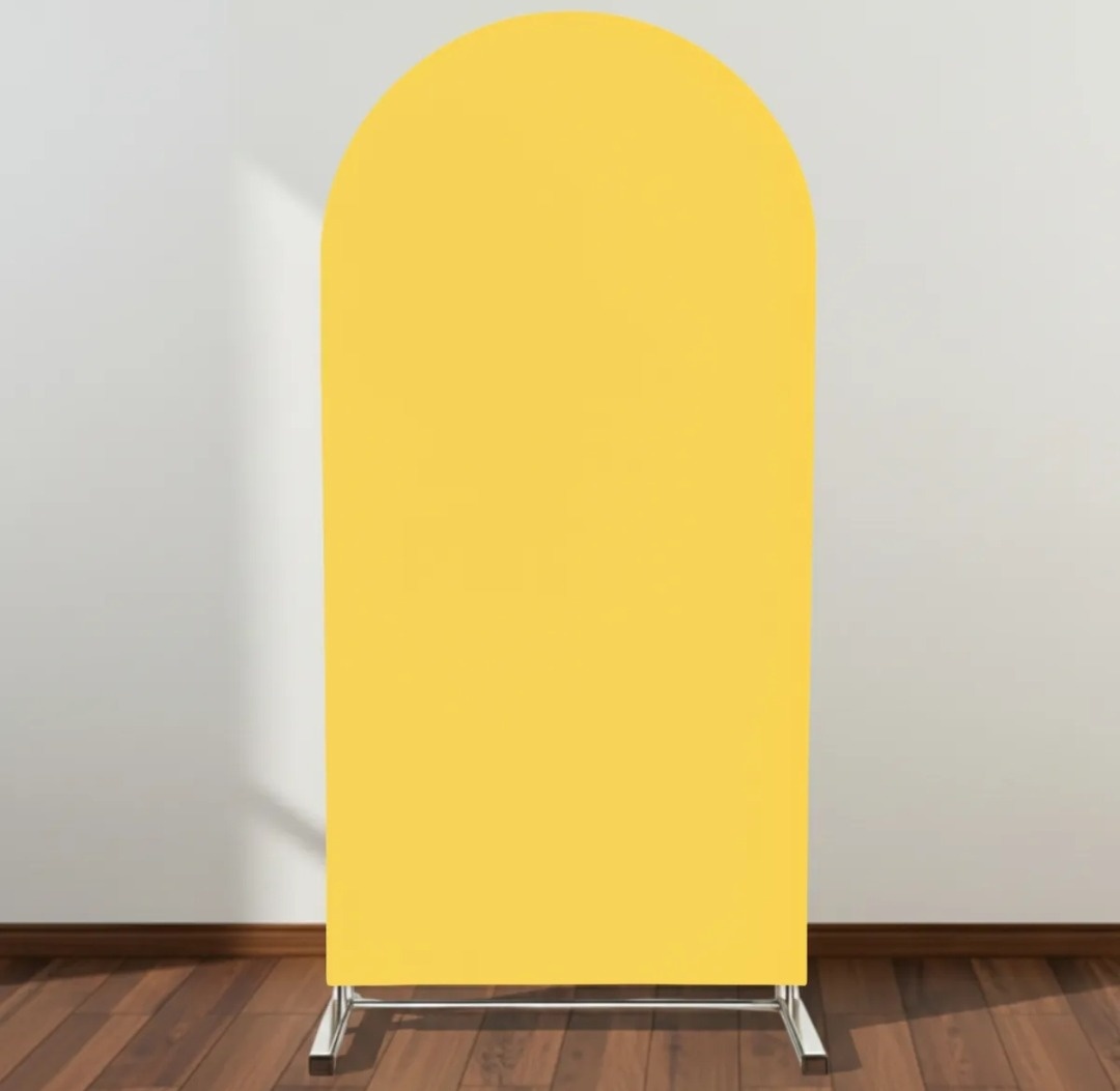 Painel Romano Amarelo - f.celshaday artigos para festa.
