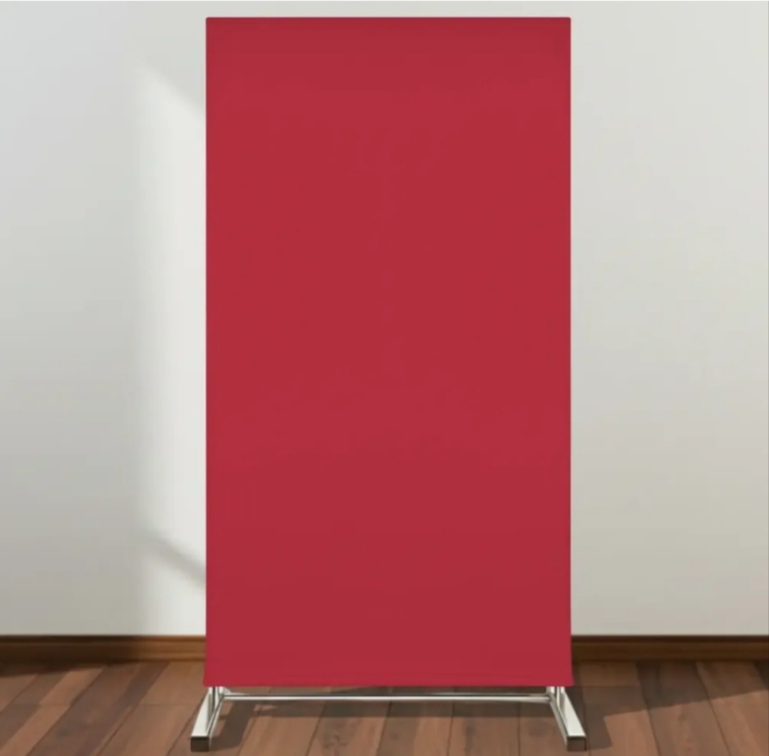 Painel Quadrado 2X1 Vermelho. - f.celshaday artigos para festa.