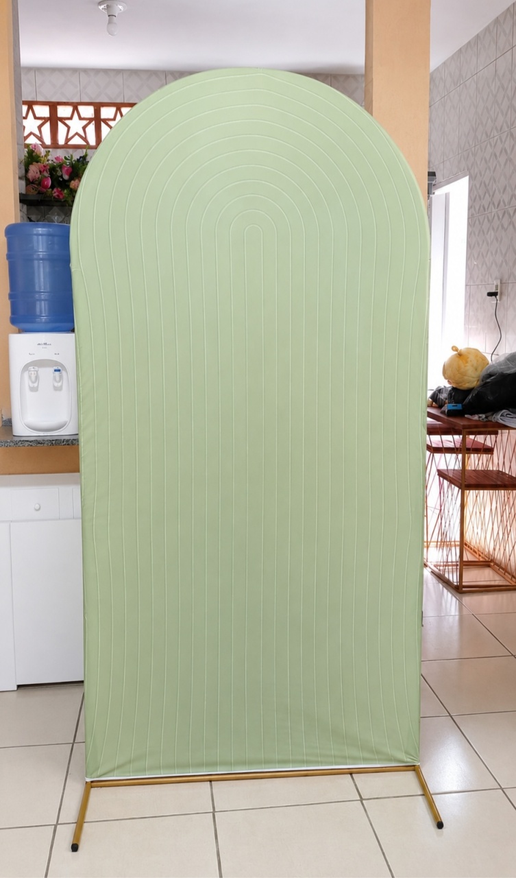 Painel Romano 2X1 Ripado Verde Oliva. - f.celshaday artigos para festa.